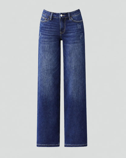 Elara CurveLift Wide-Leg Booty Lifting BBL Jeans