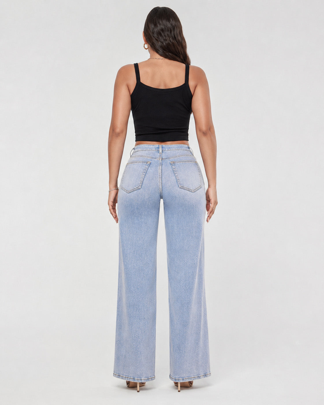 Elara CurveLift Wide-Leg Booty Lifting BBL Jeans