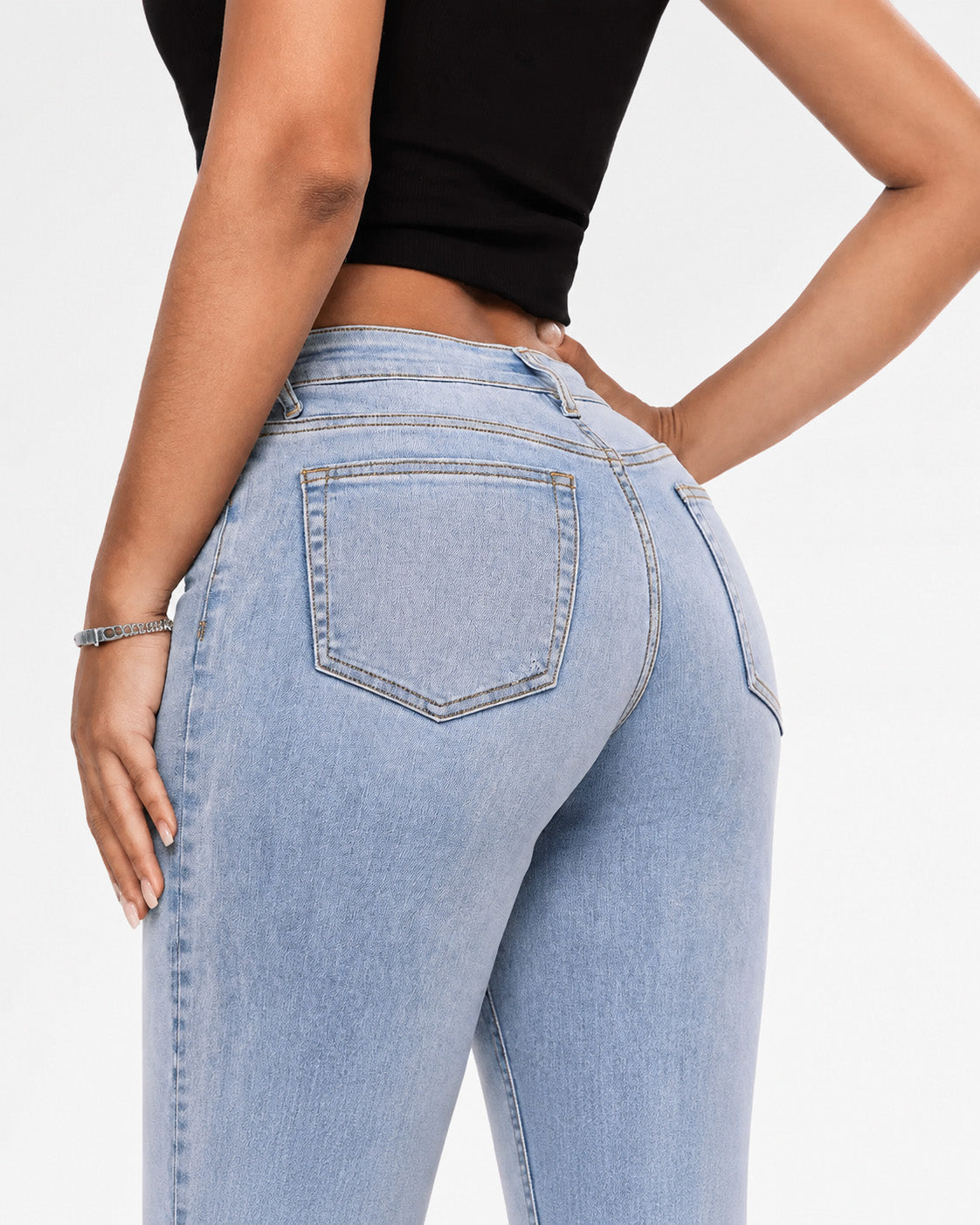 Elara CurveLift Wide-Leg Booty Lifting BBL Jeans