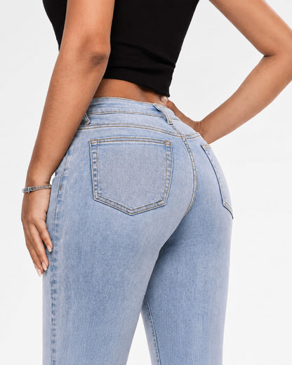 Elara CurveLift Wide-Leg Booty Lifting BBL Jeans